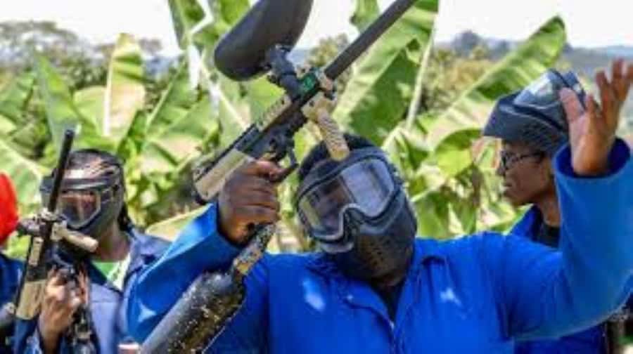 Hazyview : Paintball Target Shooting - Arrival, briefing, and equipment