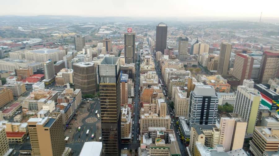 Johannesburg and Soweto: Half-Day Tour - The Soweto cooling towers and the road into the township