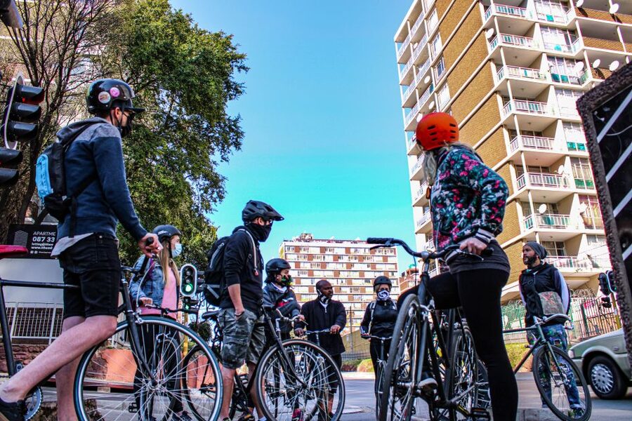 Johannesburg: Inner City Guided Cycling Tour - Victoria Yards and Ellis Park Stadium