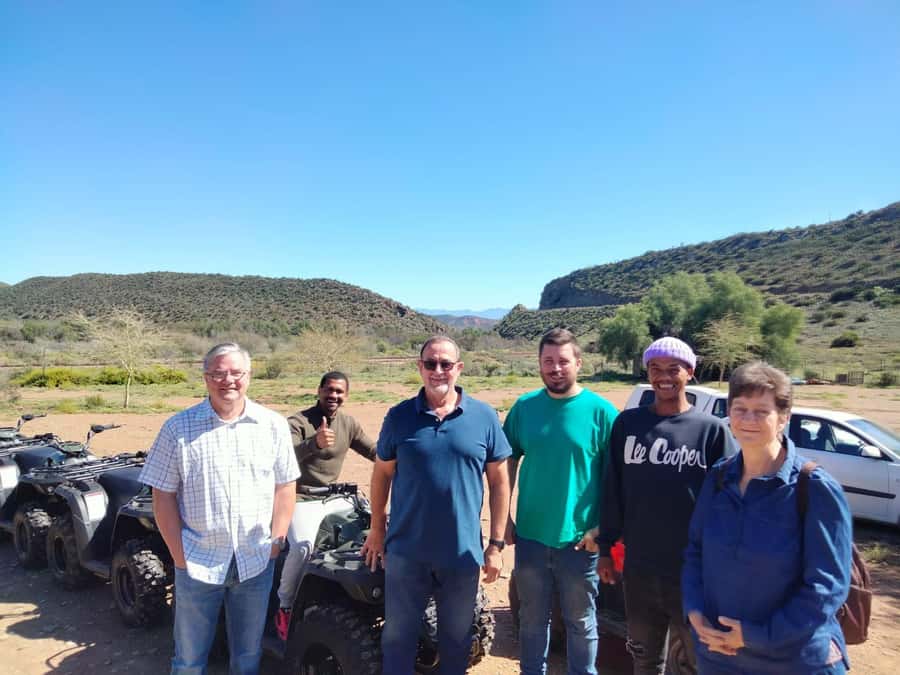KLEIN KAROO at Oudtshoorn QUAD BIKE FUN RIDE - The safety briefing comes first