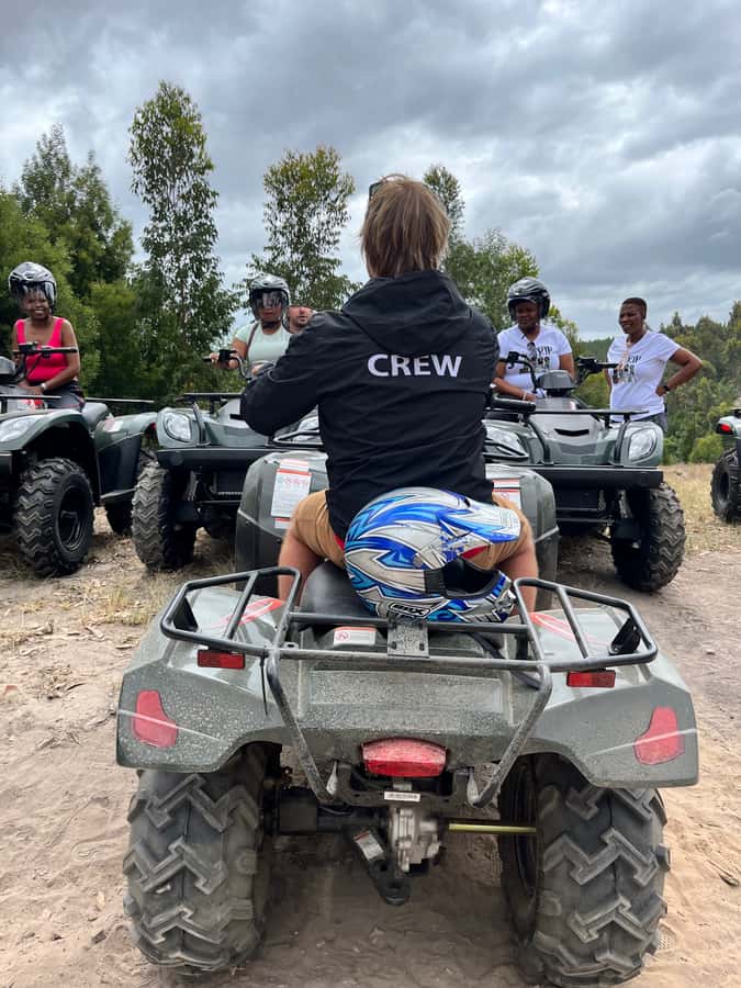 Knysna: Guided Quad Bike Tour in the Forest - Starting at Thesen Island, then heading for the trees