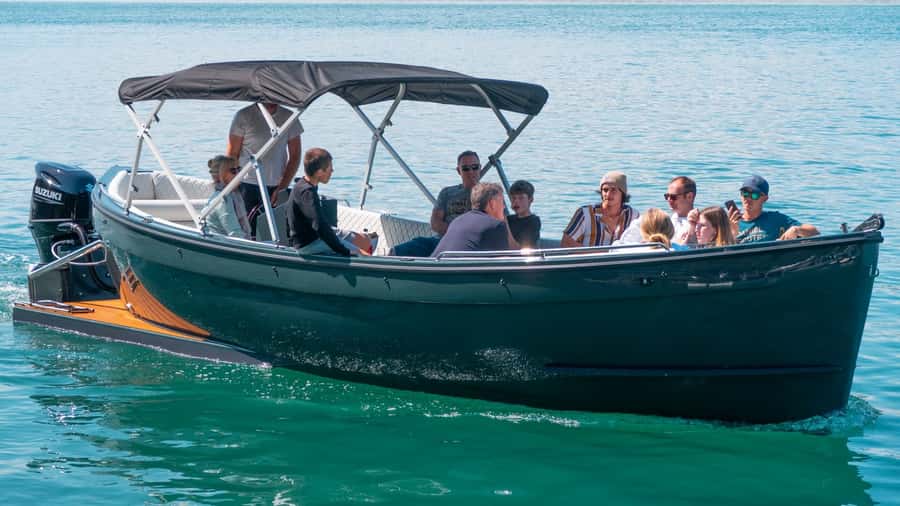 Knysna: Sunset Lagoon Cruise - Leaving the waterfront and entering the lagoon