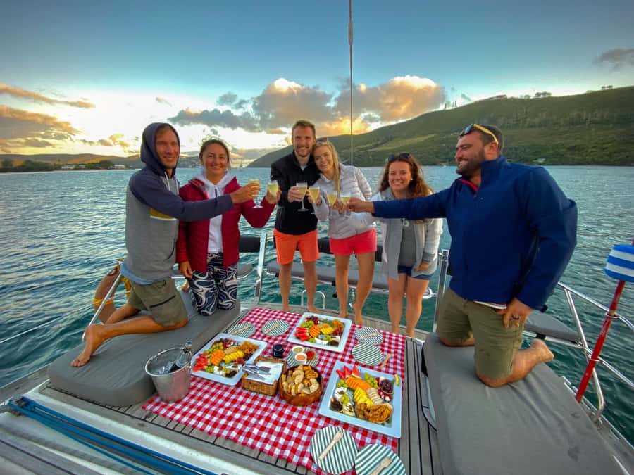 Knysna Sunset Sailing Cruise with Light Dinner and Wine - Weather, comfort, and accessibility
