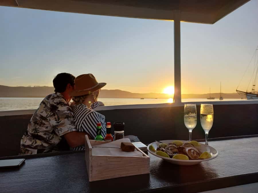 Knysna: Wine & Oyster Luxury Lounger Sunset Cruise - Key points to know before you book