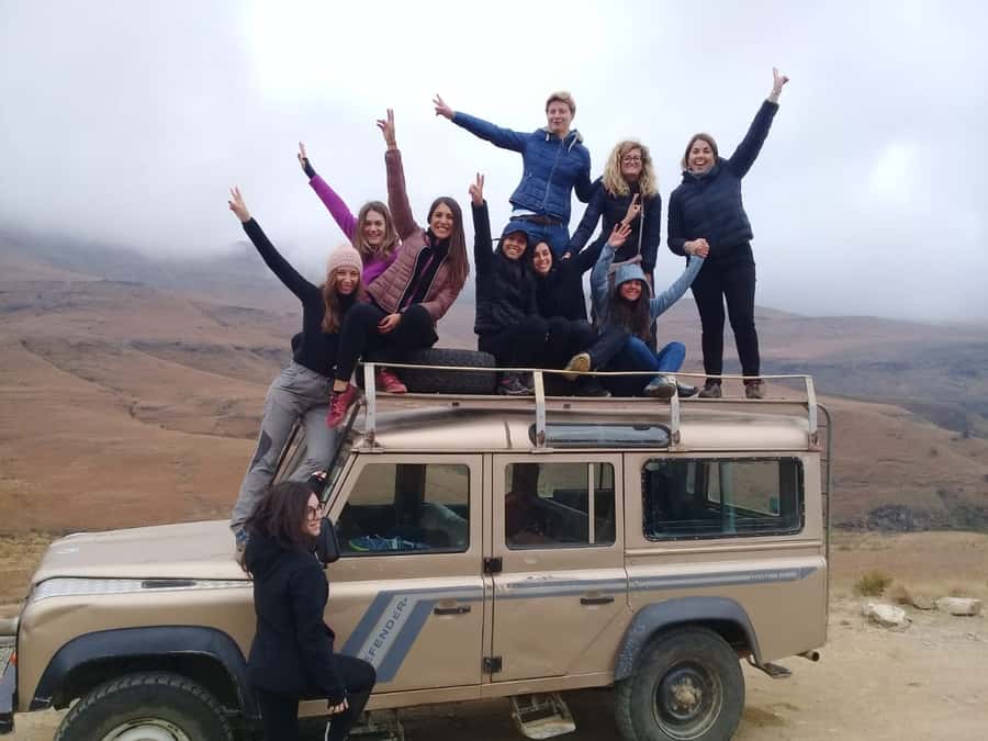 Lesotho: Sani Pass Scenic Day Trip w/ Village Visit & Lunch - Crossing into Lesotho at the pass