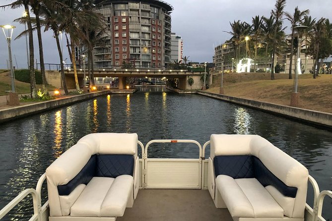 Luxury Canal Boat Cruise - Fun Things Durban Ushaka - Fish spotting in protected canal water