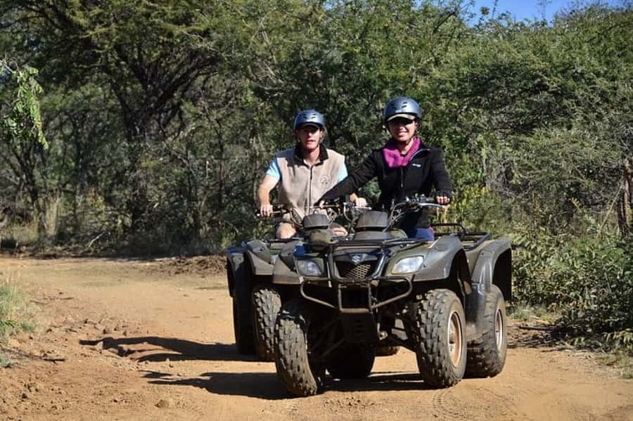 Marloth Park Quad Biking Adventure 1-hour Off-Road - Watching for wildlife from a quad bike