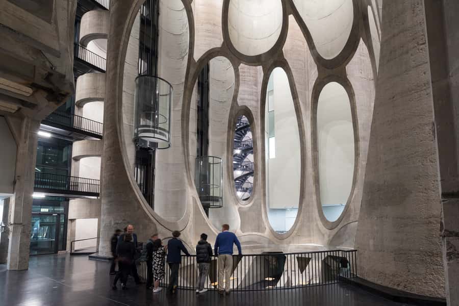 Museum of Contemporary African Art: Fast-Track Zeitz MOCAA - The central atrium and its 42 concrete tubes