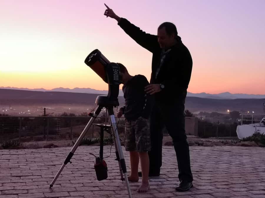 Oudtshoorn: Celestial Stargazing with Telescope and Guide - Robert, Colin, and the value of a live guide