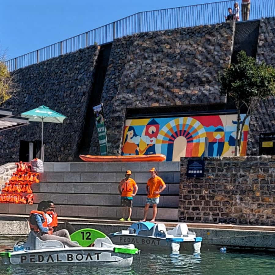 Pedal Boat Ride V&A Waterfront - Cape Town - A quiet water route through the V&A Waterfront