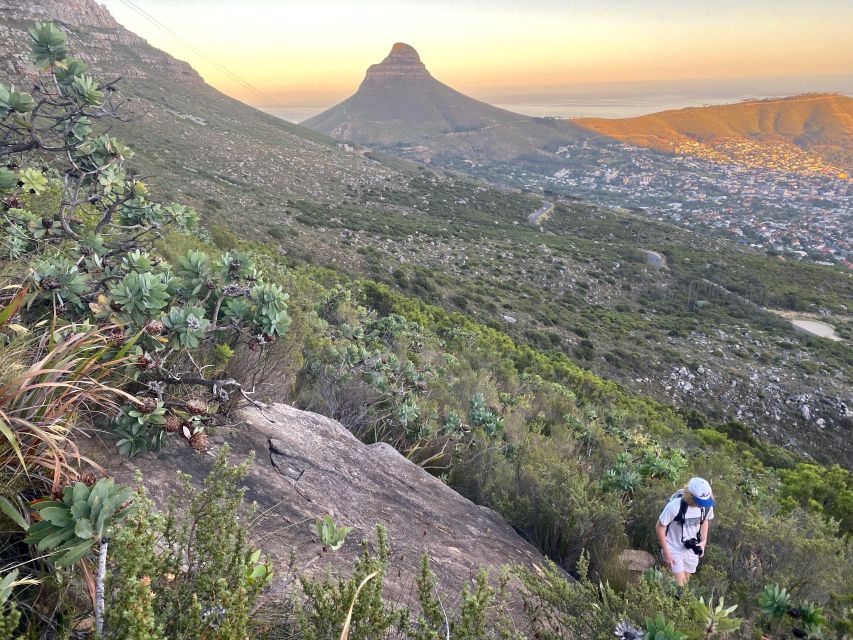 Platteklip Guide Hike + Cable Car Down | With Hotel Pick-up - Climbing through the steep gorge