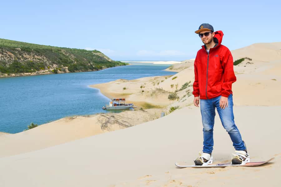 Port Elizabeth: Sandboarding with Short Boat Trip - What the sandboarding session is really like