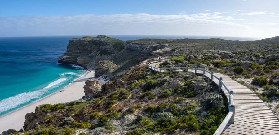 PRIVATE FULL DAY CAPE PENINSULA TOUR - The return route passes Muizenberg and Constantia