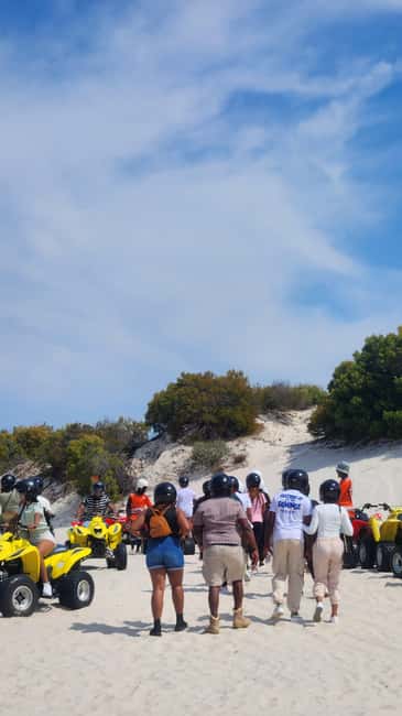 Quad biking Cape Town Atlantis Dunes - Before the Engines Start at the Nature Reserve