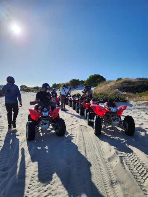Quad biking Cape Town Atlantis Dunes - Climbing the 30-Metre Sand Slopes