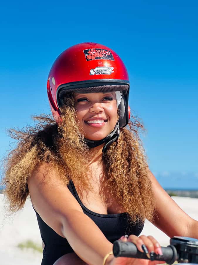 Quad Biking Tour , Atlantis dunes Capetown - Riding the white sand at Atlantis Dunes