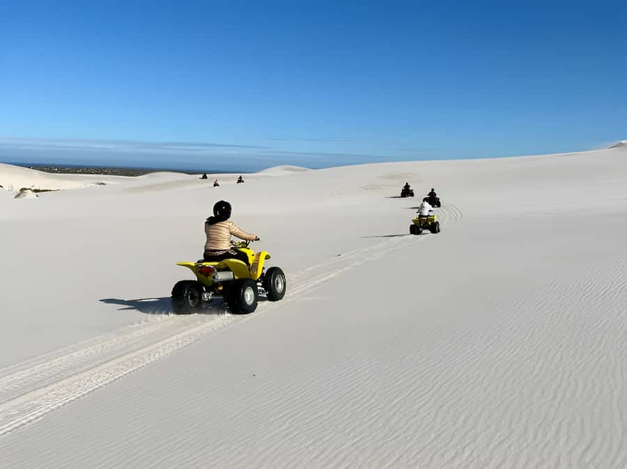 Quad Biking Tour , Atlantis dunes Capetown - Handling the changing dunes