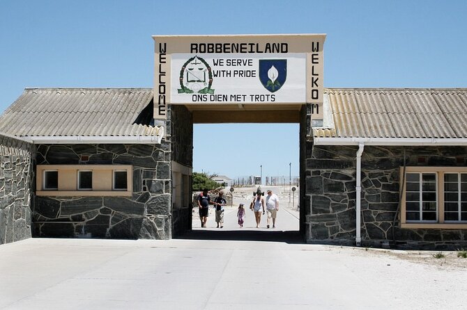 Robben Island Tour including Pick Up & Drop Off from Cape Town - Entering the Maximum Security Prison