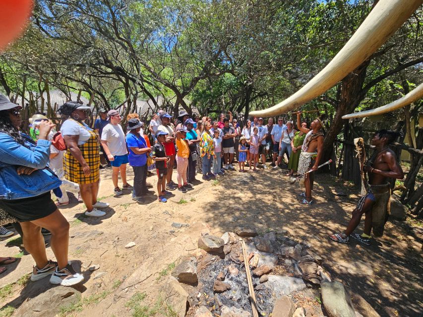 Safari at Lion and Rhino Park / Lesedi Culture Village - Entering four cultural villages at Lesedi