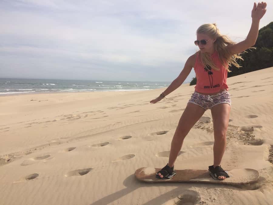 Sandboarding Jeffreys Bay - Meeting at the Sandboarding Shack