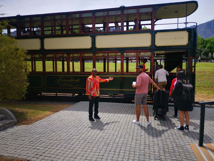 SCHEDULED FRANSCHHOEK WINE TRAM EXPERIENCE (by group size) - Key points at a glance