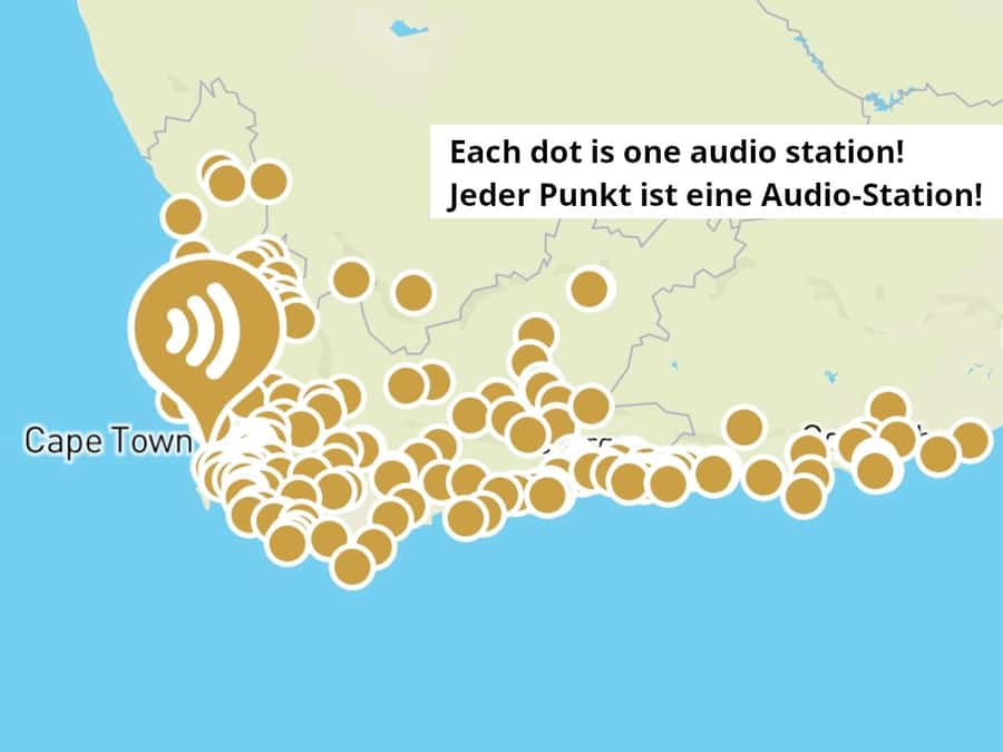 South Africa: Audioguide App for Garden Route & Western Cape - A self-drive guide with a voice in the passenger seat