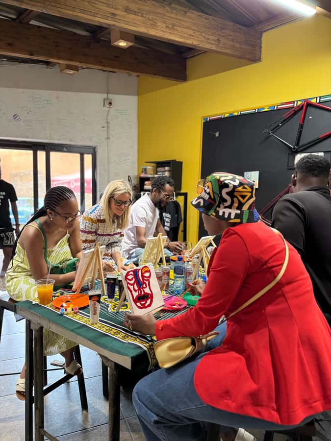 Soweto: Sip & Paint Walking Tour & Take Home a Canvas - Starting opposite the Hector Pietersen Museum