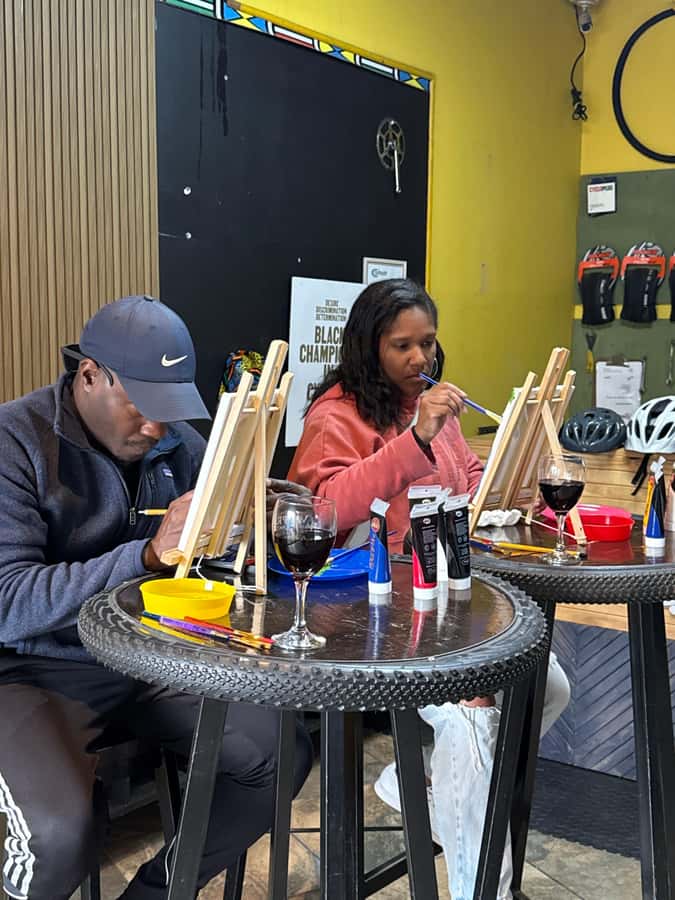 Soweto: Sip & Paint Walking Tour & Take Home a Canvas - A local boutique with a community focus