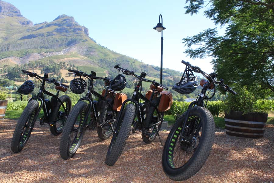 Stellenbosch: Countryside Banhoek valley E-Bike Wine Tour - Rainbow’s End and the First Wine Stop