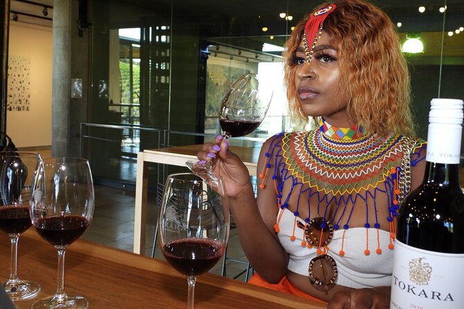 Stellenbosch & Franschhoek 20 Wine Tasting + Lunch Shared Tour - Tokara finishes the estate visits with big views