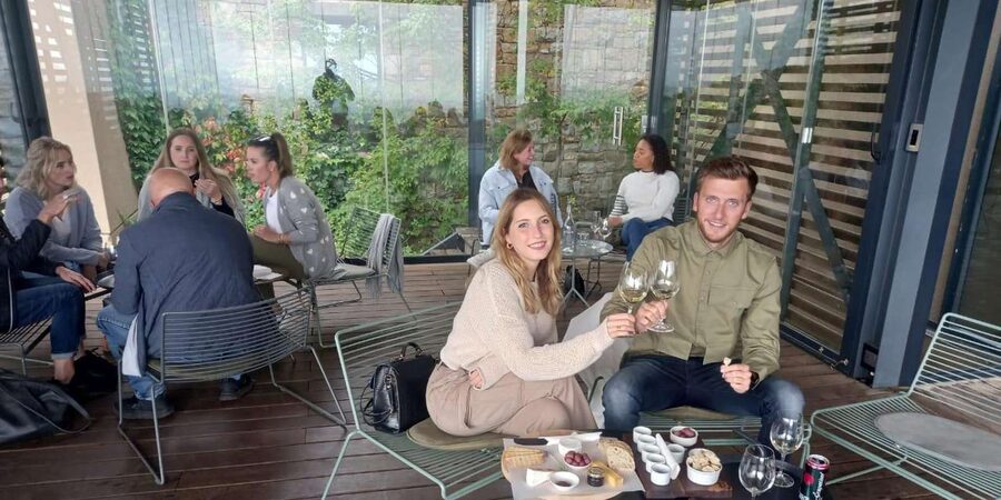 Stellenbosch, Franshoek ,Paarl Region (20 wine tastings) - Lunch on Delheim’s garden terrace