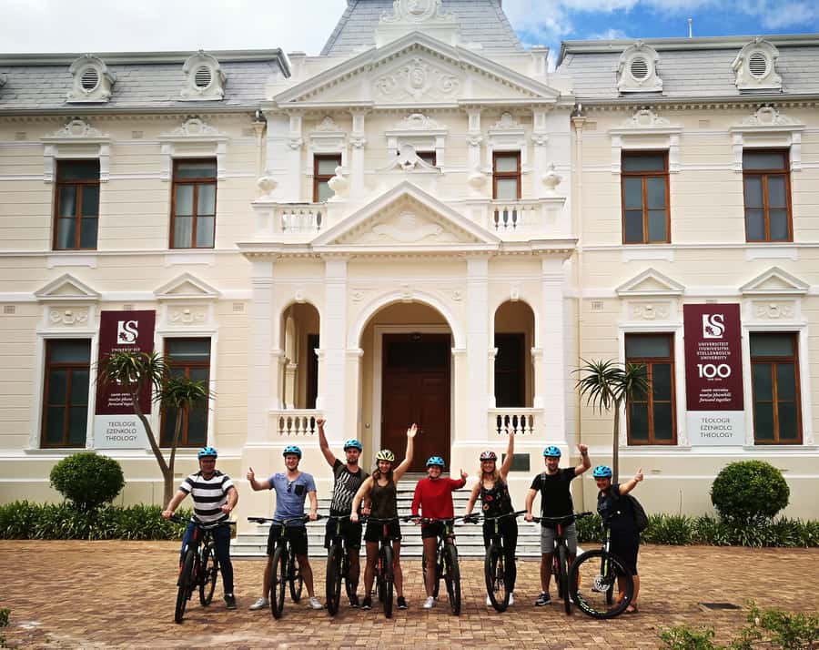 Stellenbosch: Historical Bike Tour & Wine Tasting - First wine estate, mountain views and award-winning bottles