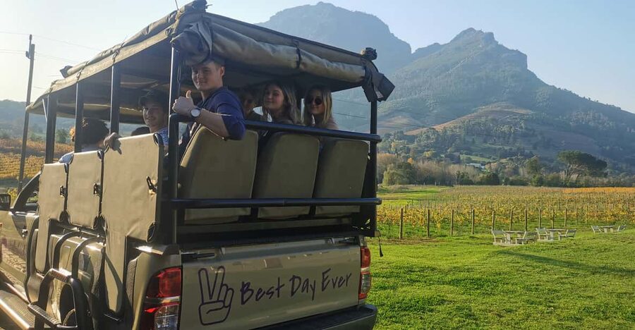 Stellenbosch North Guided Wine Safari (Tastings Excluded) - Three Stellenbosch estates in one half-day