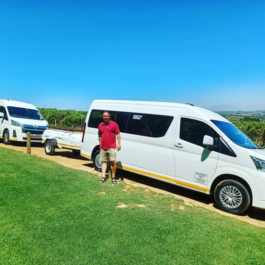 Stellenbosch wine tour, all inclusive of lunch and tastings. - The cheese pairing adds a welcome change of pace