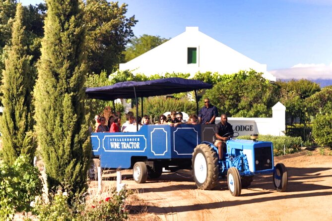 Stellenbosch Wine Tractor hop-on-hop off wine tasting tour - What the ticket covers, and what it does not