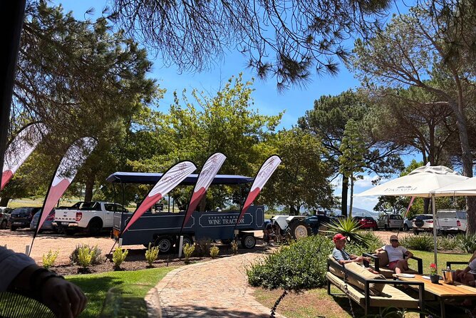 Stellenbosch Wine Tractor hop-on-hop off wine tasting tour - Start at Eikendal, then choose your route