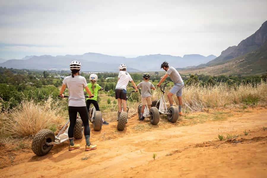 Stellenbosch Winelands downhill gravity Scooter - Should you book the Stellenbosch gravity scooter?