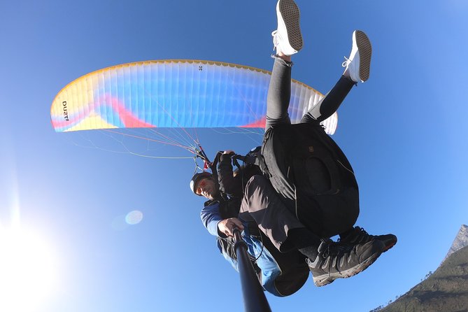 Tandem Paragliding in Cape Town - The running start and first seconds in the air